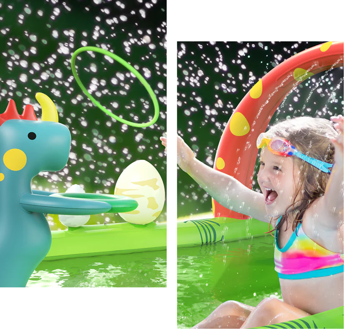 DINO PLANET INFLATABLE KID POOL