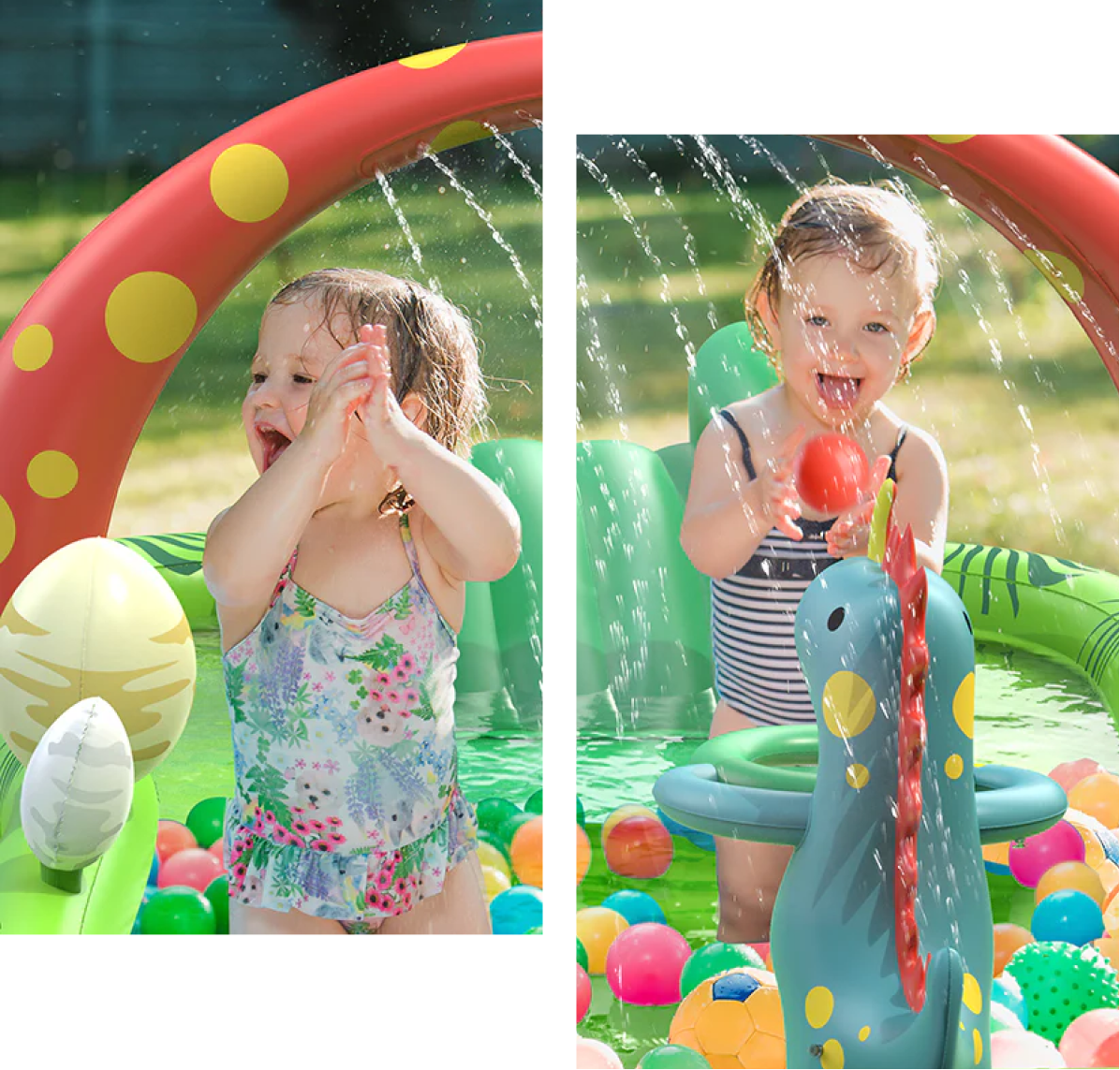 DINO PLANET INFLATABLE KID POOL