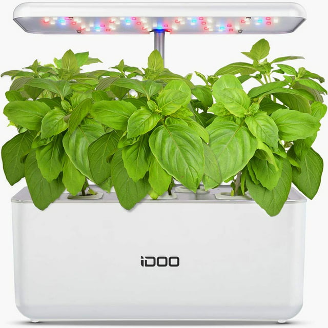 12 Pods Hydroponics Growing System, Indoor Garden shops with LED Grow Light