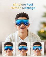 將圖片載入圖庫檢視器 RENPHO Eye Massager with Heat&amp;Gift Card, New Year/Xmas Customized Gifts, Heated Eye Mask for Relax, Bluetooth Eye Care Device, Reduce Eye Strain, Dark Circles, Ideal Winter Gifts for Women/Men
