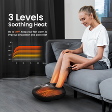 將圖片載入圖庫檢視器 RENPHO Shiatsu Foot Massager with Heat, 3 Levels Heating, Upgraded Deep Kneading Foot Massager Machine, Wireless Remote Control, Electric Foot Massage, Birthday Gifts for Women and Men, Black
