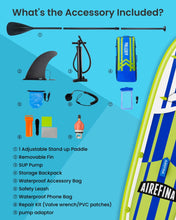 將圖片載入圖庫檢視器 Airefina Inflatable Stand Up Paddle Board with Camera Mount
