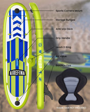 將圖片載入圖庫檢視器 Airefina Inflatable Stand Up Paddle Board with Camera Mount
