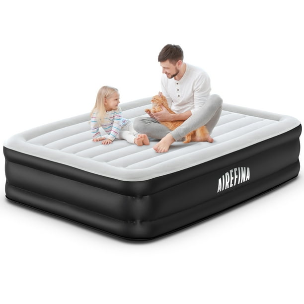 Airefina Full Size Air Mattress with Built-in Pump