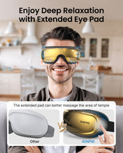 Load image into Gallery viewer, RENPHO FSA/HSA Eligible Eye Massager with Heat and Cooling,Eyeris 3 Voice Controlled Eye Massager, Heated Eye Mask with DIY Massage Setting,Music Eye Care Devices for Relax,Gift for Men/Women
