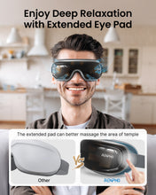 Lade das Bild in den Galerie-Viewer, RENPHO FSA/HSA Eligible Eye Massager,Eyeris 3-Voice Control Eye Massager with Heat and Cooling for Migraines, Heated Eye Mask with DIY Massage Setting, Music Eye Relax Devices,Gift for Women/Men
