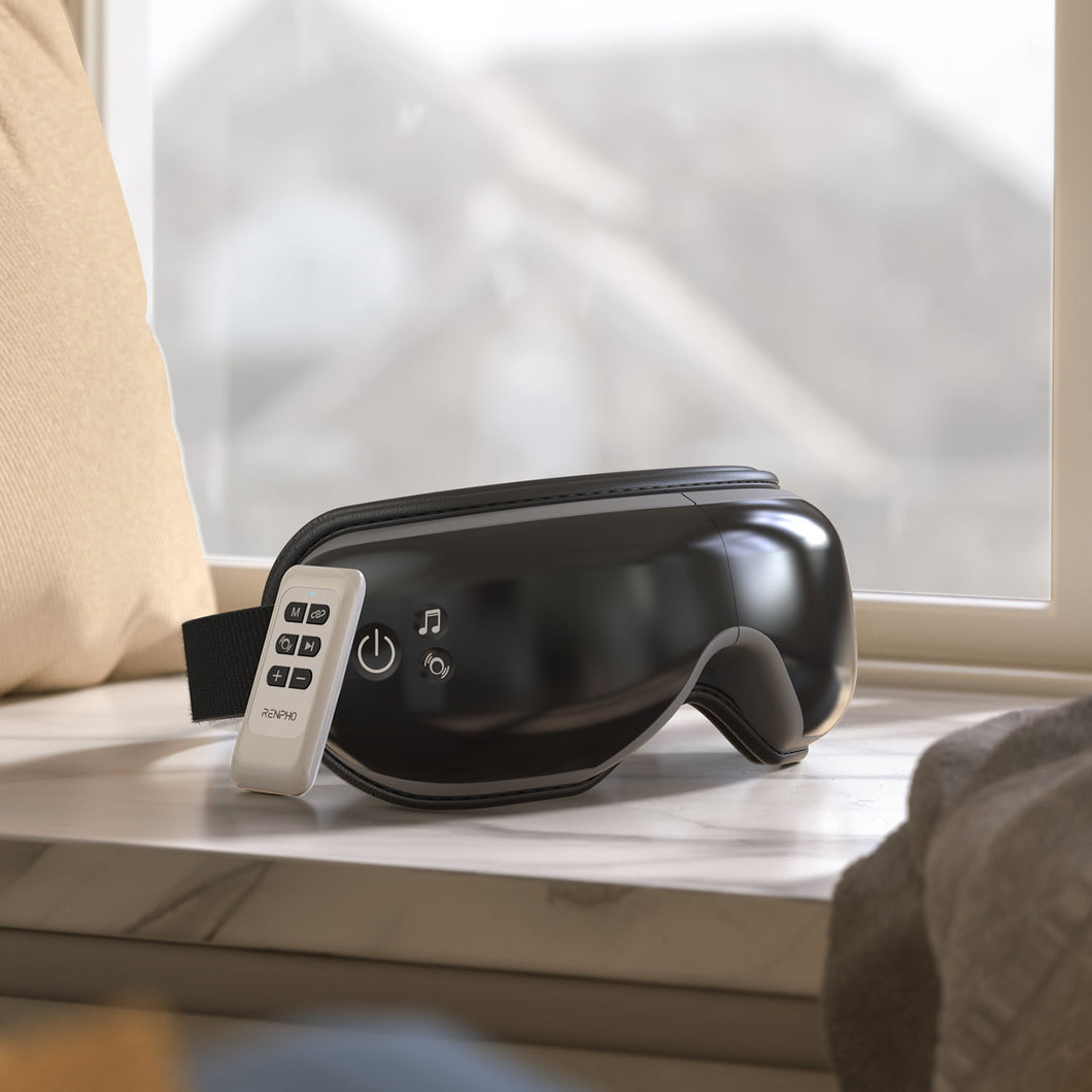 2.0-Eye Massager with Remote Control & Heat Compression