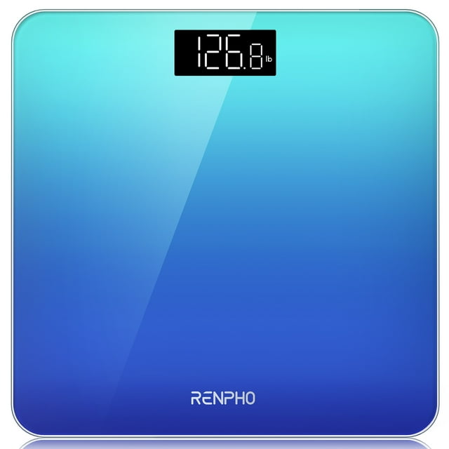 Highly Accurate Body Weight Scale, 400 lb, Gradient-Blue