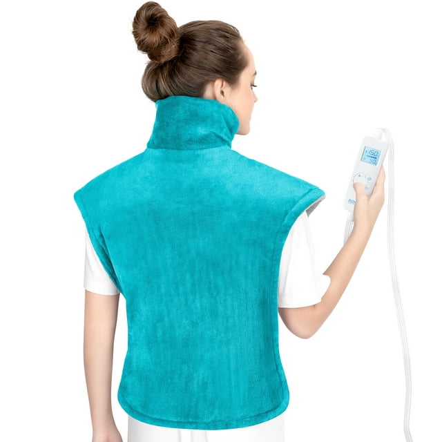 Weighted Heating Pad for Neck Shoulders Back Pain Relief