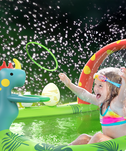 DINO PLANET INFLATABLE KID POOL