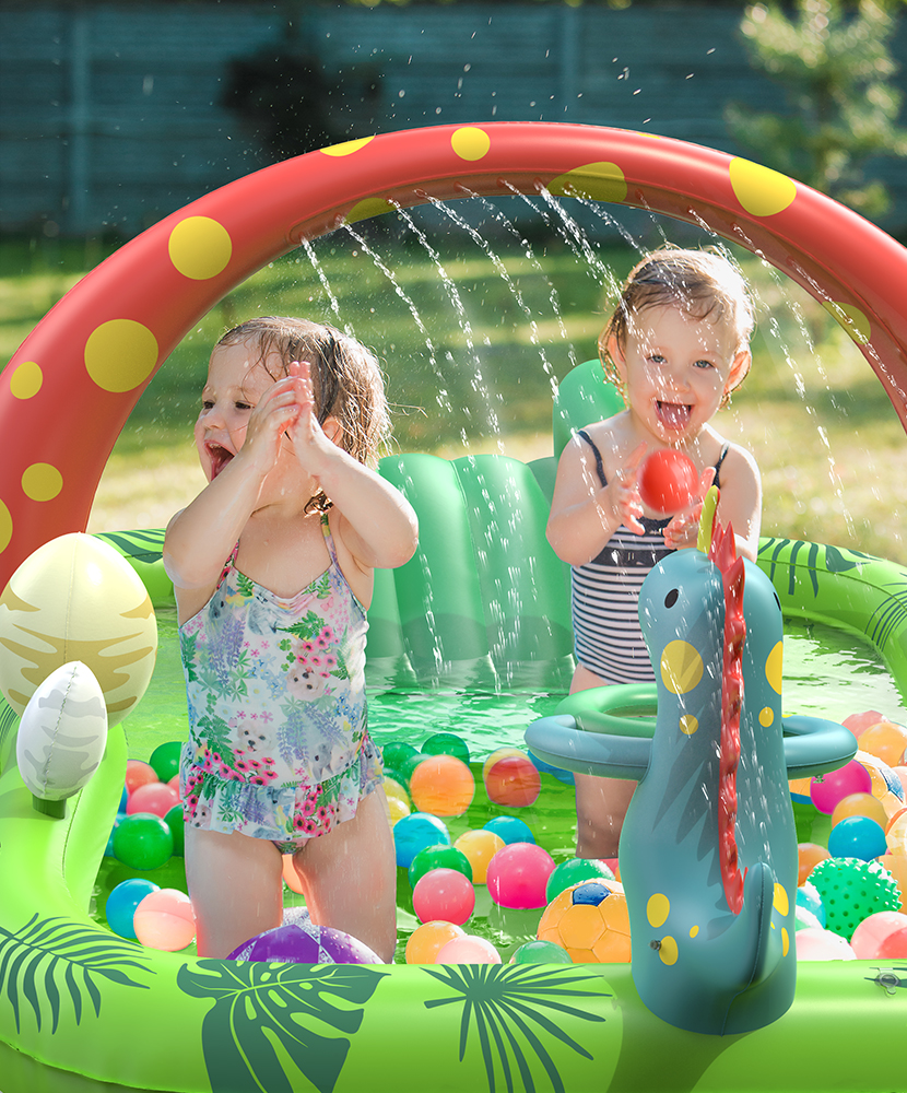 DINO PLANET INFLATABLE KID POOL