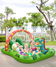 Load image into Gallery viewer, DINO PLANET INFLATABLE KID POOL
