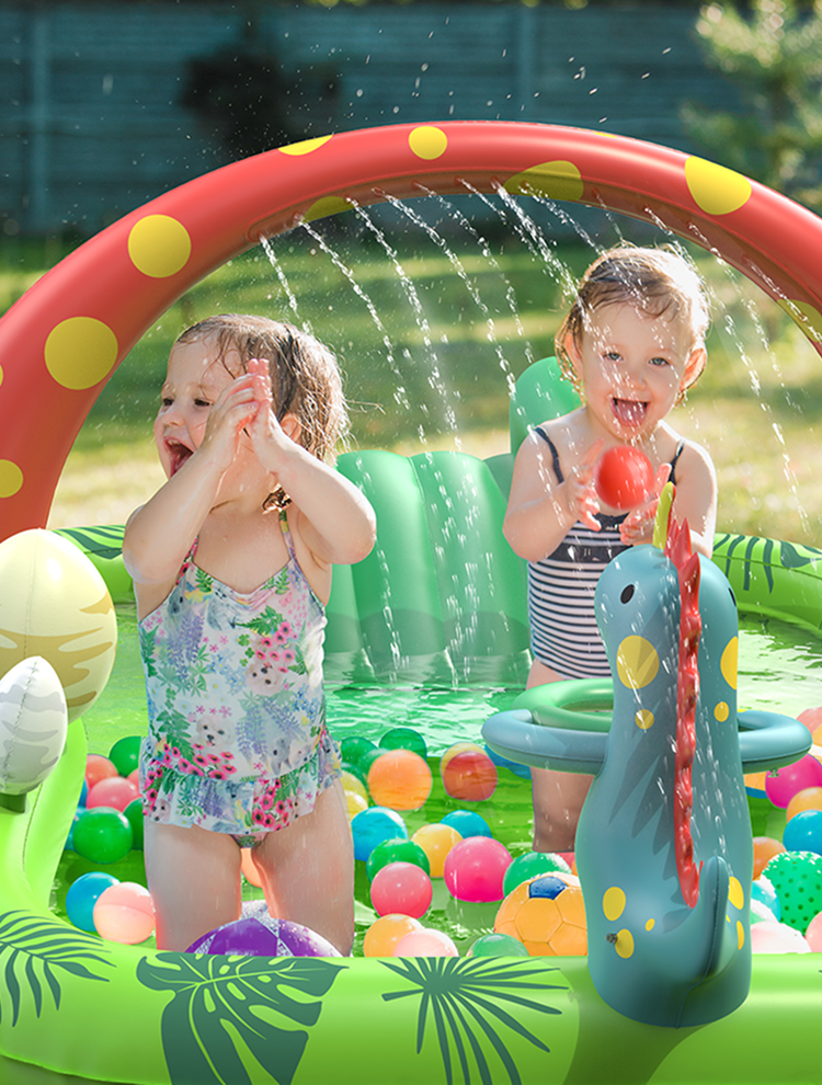 DINO PLANET INFLATABLE KID POOL