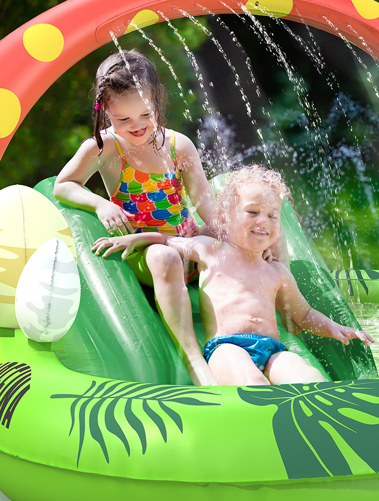 DINO PLANET INFLATABLE KID POOL