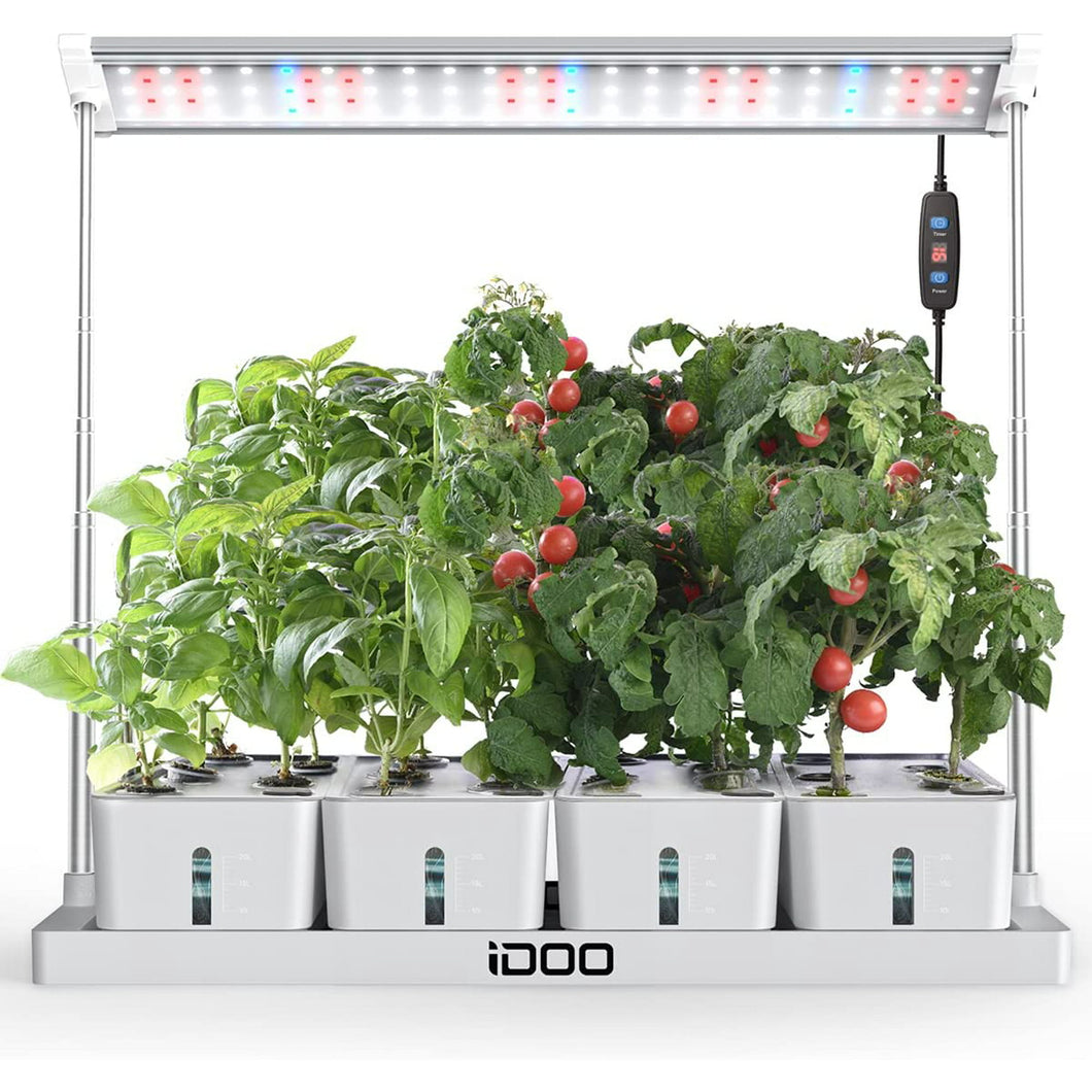 20 Pods Hydroponics Growing System with LED Grow Light