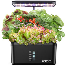 Lade das Bild in den Galerie-Viewer, 8 Pods Hydroponic Growing System, Indoor Herb Garden Kit with Automatic Timer LED Grow Light
