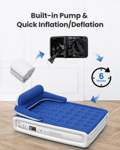 將圖片載入圖庫檢視器 Air Mattress with Headboard
